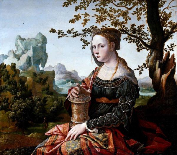 Jan van Scorel Mary Magdalene. Spain oil painting art